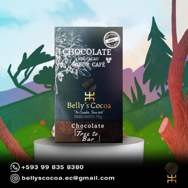 Chocolate al 62% con café - Image 2