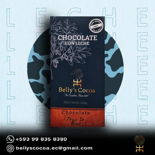 Chocolate con leche de 100 gr - Image 2