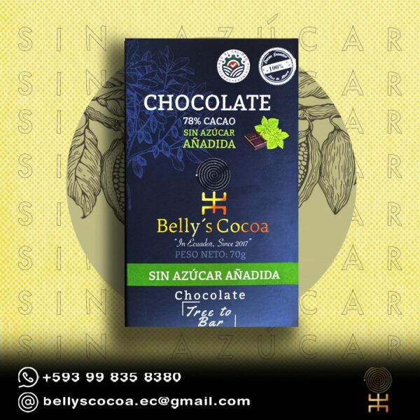 Chocolate al 78% sin azúcar añadida - Image 2